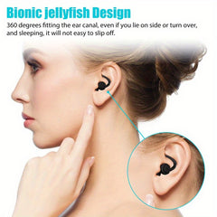2 Pairs Waterproof Silicone Ear Plugs for Swimming and Sleeping