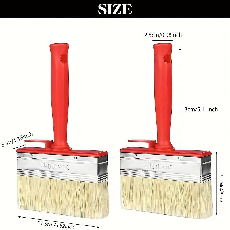 2pcs Thickened Paint Brush 12 19 Cm Multifunctional Brushes Ceiling Brush