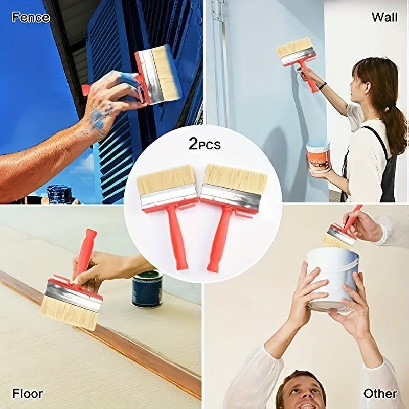 2pcs Thickened Paint Brush 12 19 Cm Multifunctional Brushes Ceiling Brush