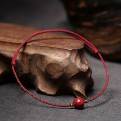 Solid Beads Rope Bracelet Lucky Wristband