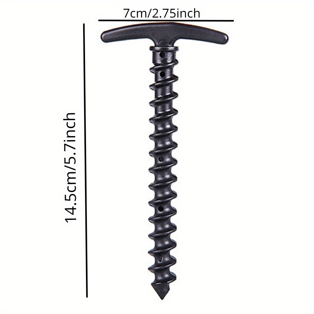 10pcs Camping Pegs & Screw Stakes for Hiking Tent