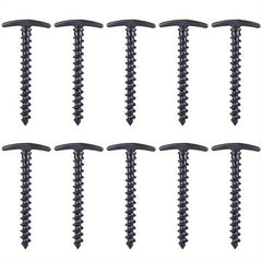10pcs Camping Pegs & Screw Stakes for Hiking Tent