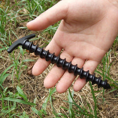 10pcs Camping Pegs & Screw Stakes for Hiking Tent