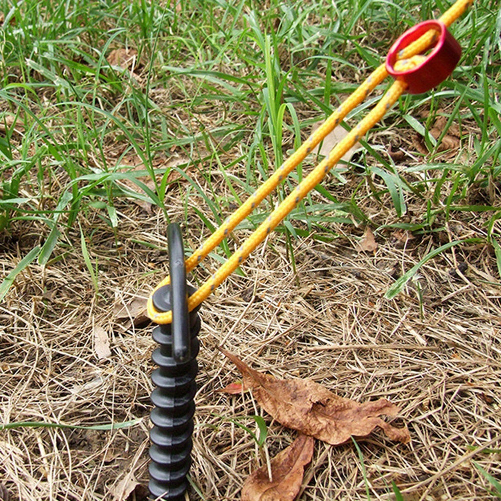 10pcs Camping Pegs & Screw Stakes for Hiking Tent