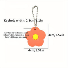 Flower Key Case Anti-theft Portable Keychain