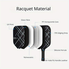 Defensive Pickleball Paddle Cover Fiberglass Racket