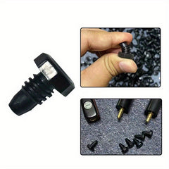 3pcs Billiard Cue Tail Plugs Plastic Protection Tail Plug Billiard Supplies