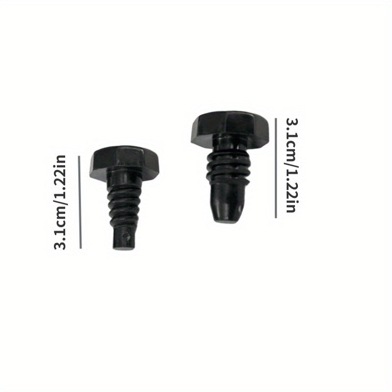 3pcs Billiard Cue Tail Plugs Plastic Protection Tail Plug Billiard Supplies