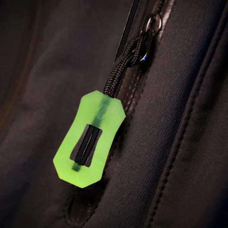 Luminous Zipper Pull Rope Glow In The Dark Anti-Lost Slider DIY Repair Kit