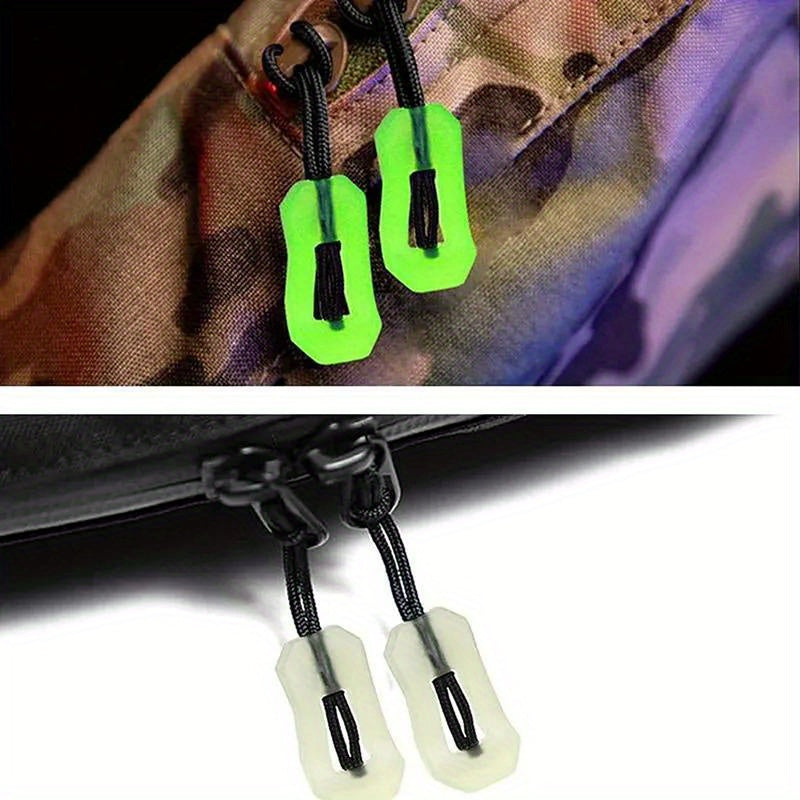 Luminous Zipper Pull Rope Glow In The Dark Anti-Lost Slider DIY Repair Kit