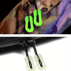 Luminous Zipper Pull Rope Glow In The Dark Anti-Lost Slider DIY Repair Kit