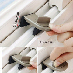 2pcs Aluminum Sliding Door and Window Lock with Safety Features