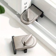 2pcs Aluminum Sliding Door and Window Lock with Safety Features