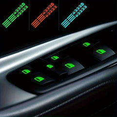 Colorful Window Button Luminous Stickers for Car Shine