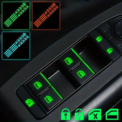Colorful Window Button Luminous Stickers for Car Shine