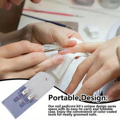 4pcs Stainless Steel Nail Clippers Fingernail & Toenail Cutter