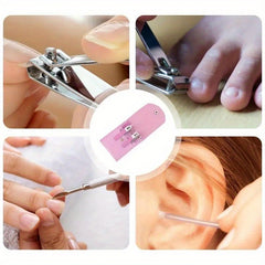4pcs Stainless Steel Nail Clippers Fingernail & Toenail Cutter