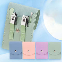 4pcs Stainless Steel Nail Clippers Fingernail & Toenail Cutter