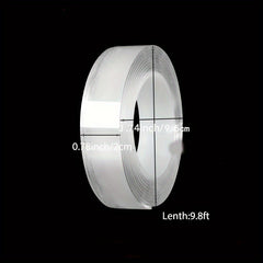 Heavy Duty Double Sided Tape - Strong & Sticky - Removable & Washable
