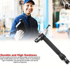 Mini Socket Wrench Extension Handle Screwdriver 1/4 6.35mm Bit Adap