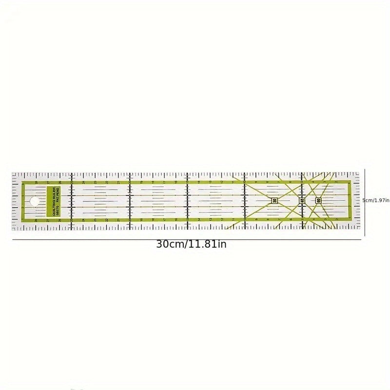 Clear Sewing Ruler Patchwork Ruler With Grid Lines Tailor Yardstick