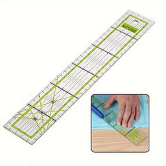 Clear Sewing Ruler Patchwork Ruler With Grid Lines Tailor Yardstick