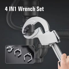4 in 1 Sink Wrench Plumbing Tool