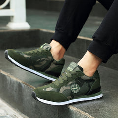 Camo Pattern Breathable Running Shoes Non-slip Sneakers Women's Footwear