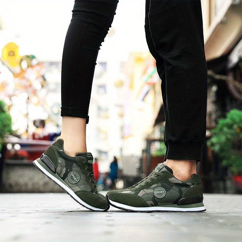 Camo Pattern Breathable Running Shoes Non-slip Sneakers Women's Footwear