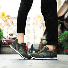 Camo Pattern Breathable Running Shoes Non-slip Sneakers Women's Footwear