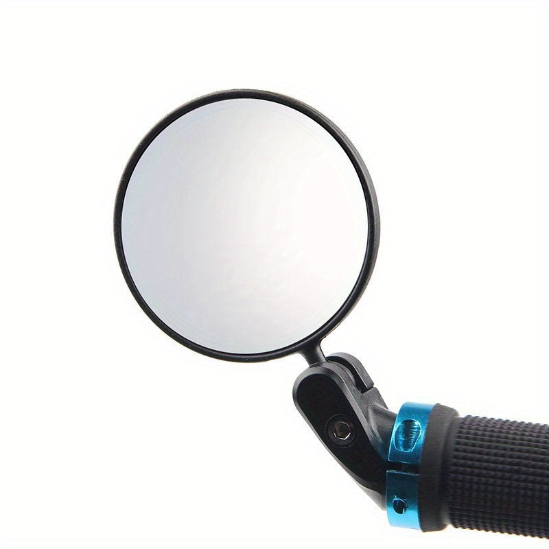 Foldable Convex Bicycle Rearview Mirror Reflective