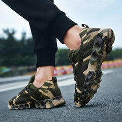 Camouflage Mesh Running Sport Shoes Non Slip Snea