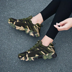 Camouflage Mesh Running Sport Shoes Non Slip Snea