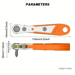 Mini Ratchet Wrench Bit Nozzle Handle Screwdriver Repair Tool