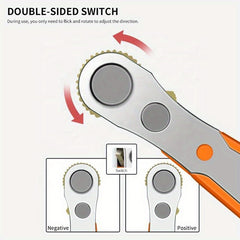 Mini Ratchet Wrench Bit Nozzle Handle Screwdriver Repair Tool