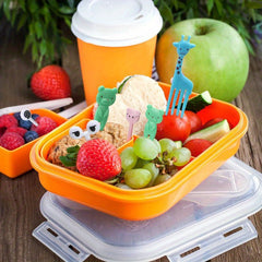 10pcs Elephant Giraffe Fruit Forks Set