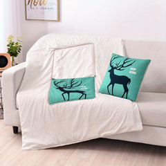2 In 1 Pillow Blanket Portable Folding Blanket Car Interior Cushion Pillow