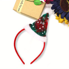 Christmas Hat Hair Band Men Boys Party Decors