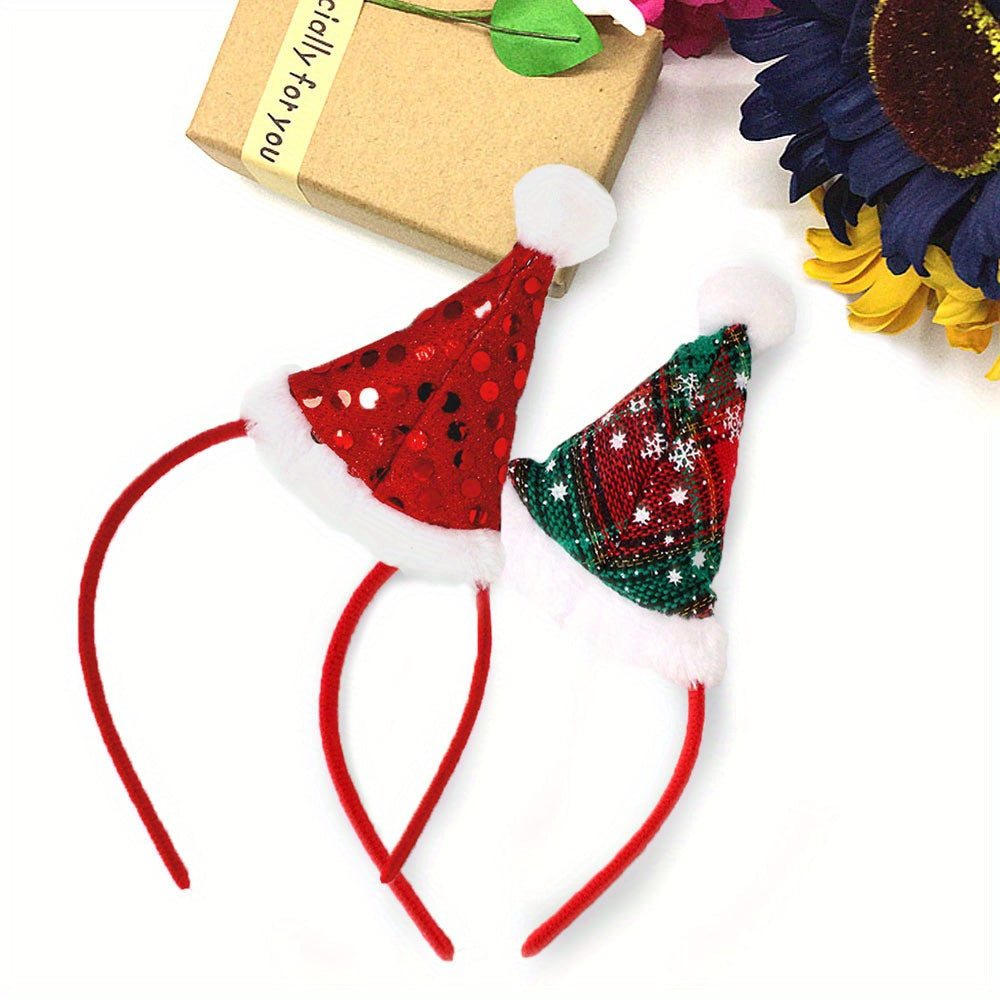 Christmas Hat Hair Band Men Boys Party Decors