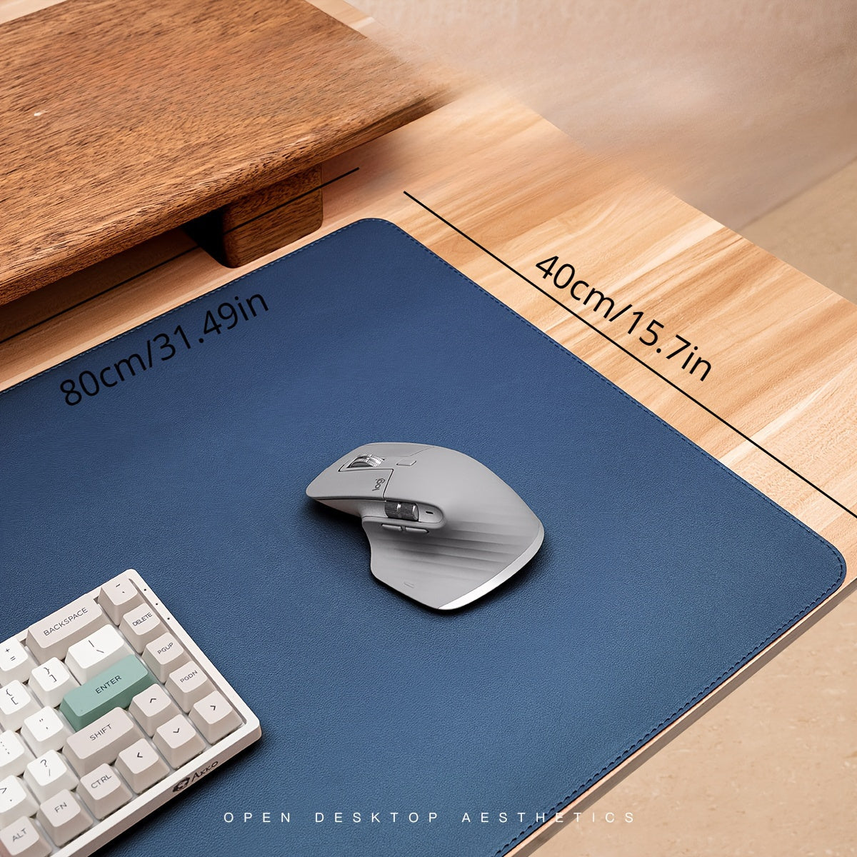 Faux Leather Desk Pad Oversized Mouse Keyboard Writing Computer Supplies