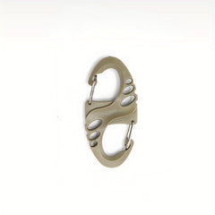 Plastic Steel S-shaped Buckle Keychain Backpack Hanging Carabiner
