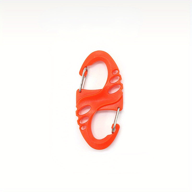 Plastic Steel S-shaped Buckle Keychain Backpack Hanging Carabiner