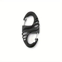 Plastic Steel S-shaped Buckle Keychain Backpack Hanging Carabiner