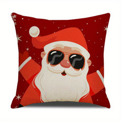 Christmas Decorations Pillow Cover for Party Home Room Sofa Car