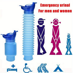 750ml Portable Shrinkable Urinal for Outdoor Travel and Camping