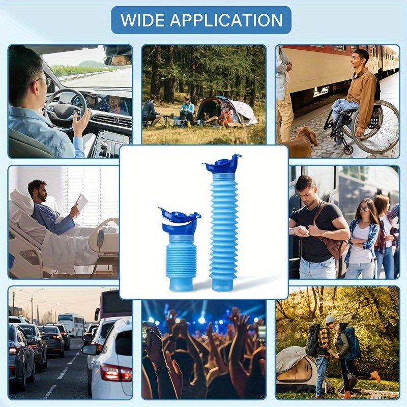 750ml Portable Shrinkable Urinal for Outdoor Travel and Camping