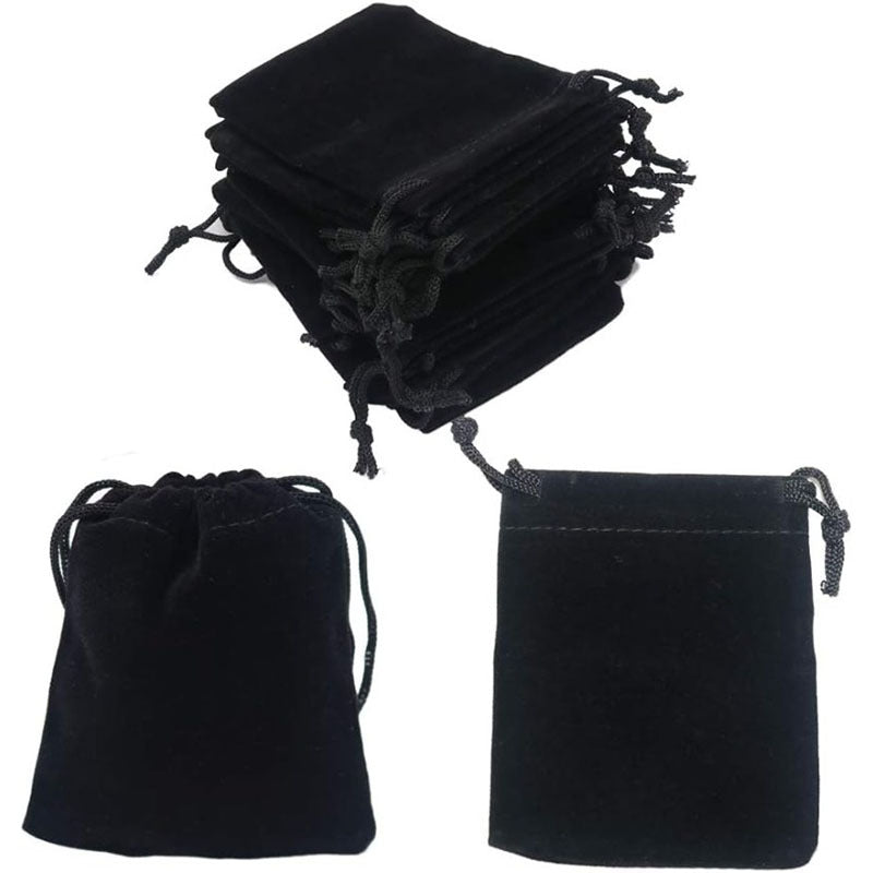 10pcs Velvet Drawstring Bags Jewelry Gift Packaging