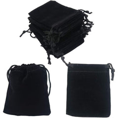 10pcs Velvet Drawstring Bags Jewelry Gift Packaging