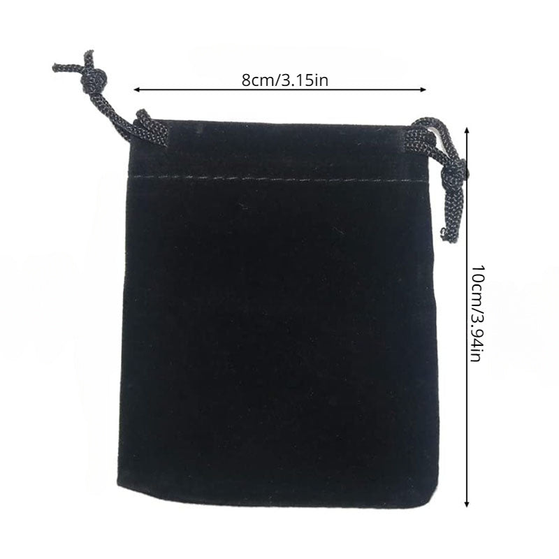 10pcs Velvet Drawstring Bags Jewelry Gift Packaging