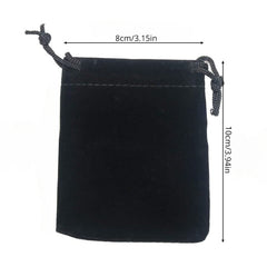 10pcs Velvet Drawstring Bags Jewelry Gift Packaging
